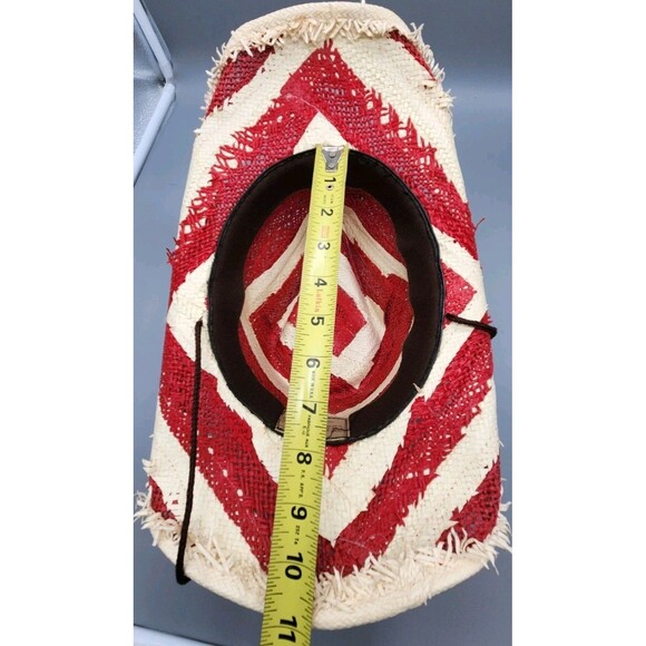 Corona Western Straw Hat Charlie Hats Made in Mexico Size Medium Cowboy - Picture 13 of 16